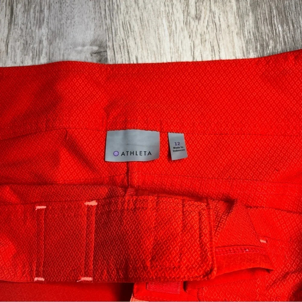 Athleta Women's‎ Red Shorts Size 12 - Picture 5 of 7